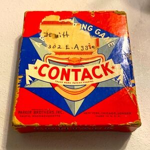 Contack Game Parker Brothers 1939 no directions